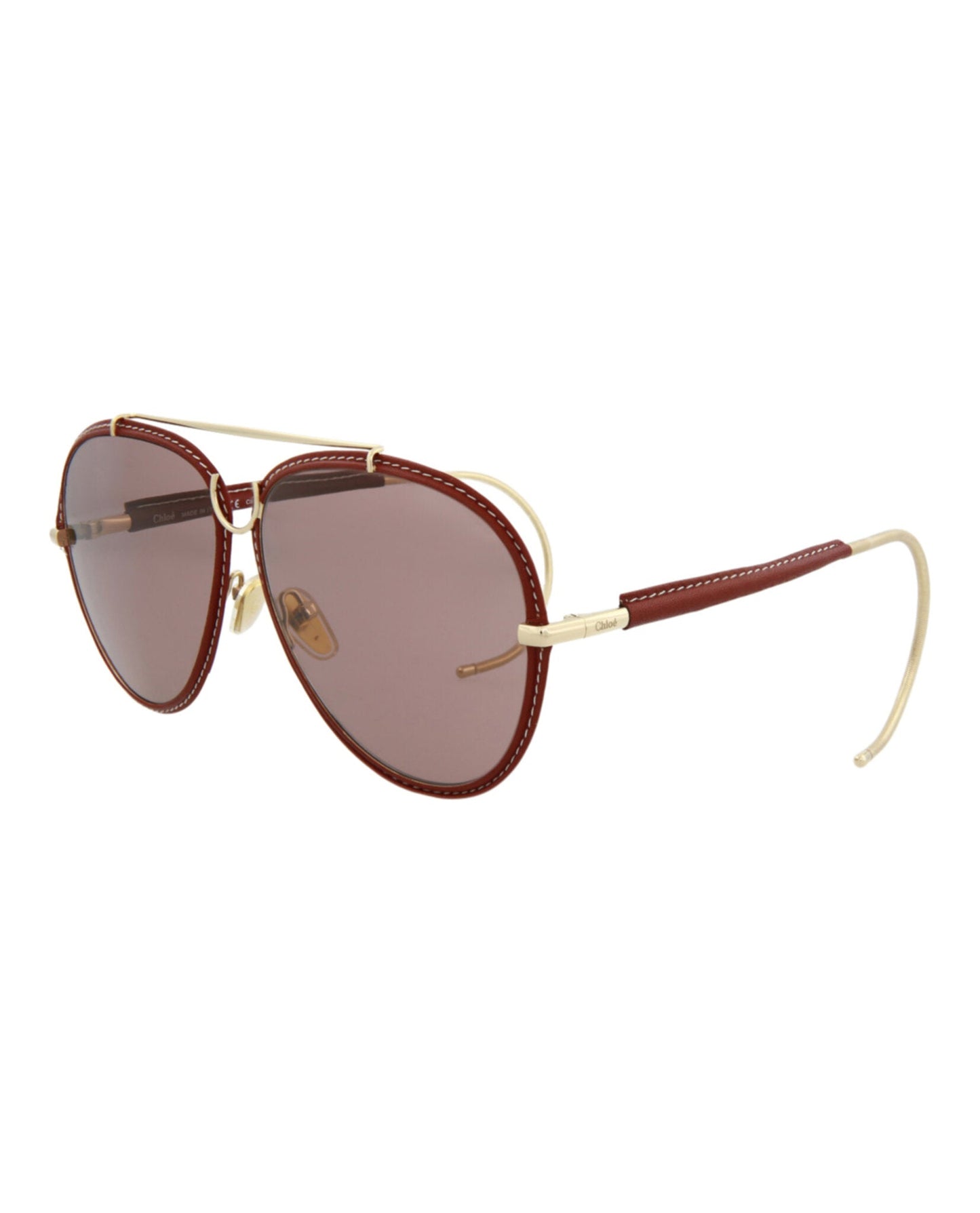 Aviator-Style Metal Sunglasses