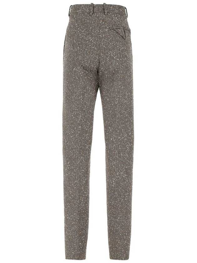 Bottega Veneta Herringbone Trousers Straight Pants