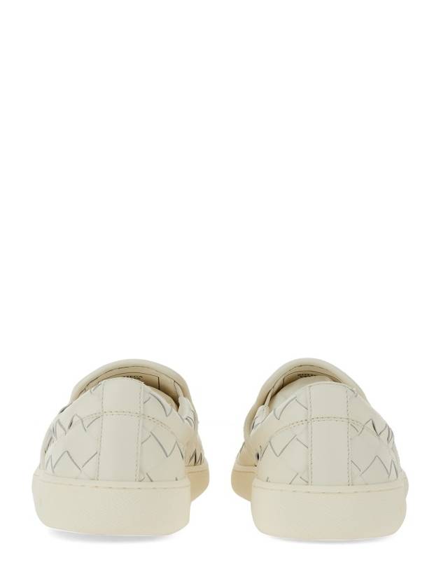 Bottega Veneta Sawyer Intrecciato Calfskin Slip-Ons White