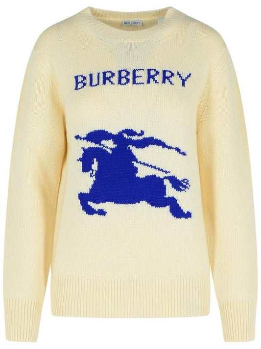 Burberry Burberry Cream Wool Blend Sweater