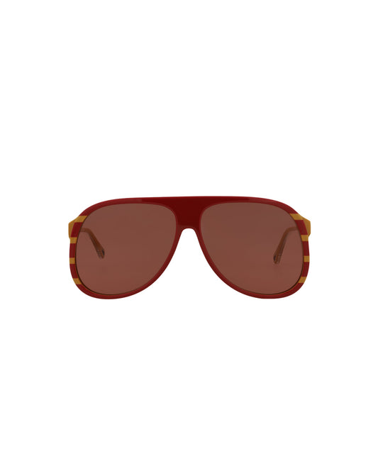 Aviator-Frame Bio Acetate Sunglasses