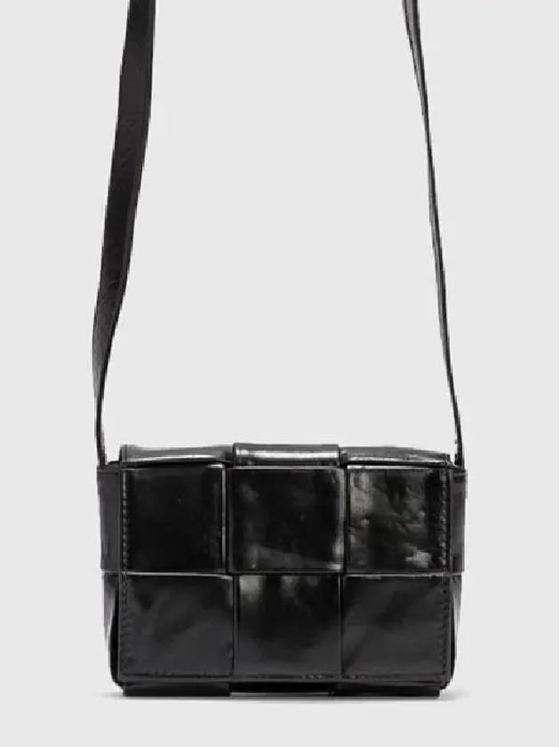 Bottega Veneta Cassette Small Leather Cross Bag Dark Green