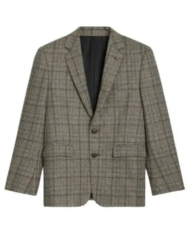 CELINE Prince Of Wales Wool Jacket