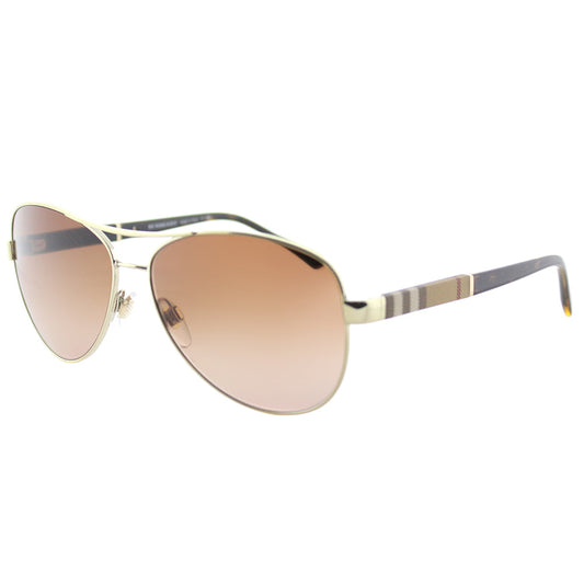 Burberry  BE 3080 114513 Unisex Aviator Sunglasses