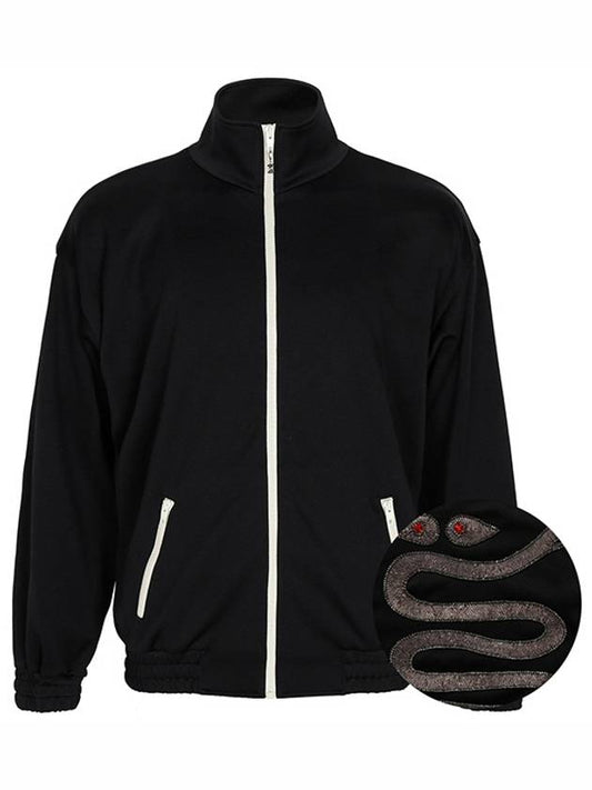 CELINE Snake Beads Track Jacket Black