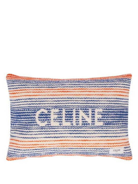 CELINE Jacquard Logo Cushion Pillow