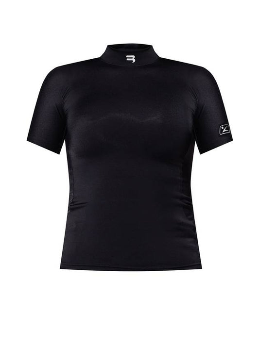 Balenciaga Sporty B Technical Jersey Short Sleeve T-Shirt Black