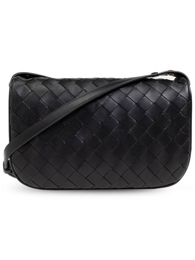 Bottega Veneta Bottega Veneta Leather Shoulder Bag, Women's, Black
