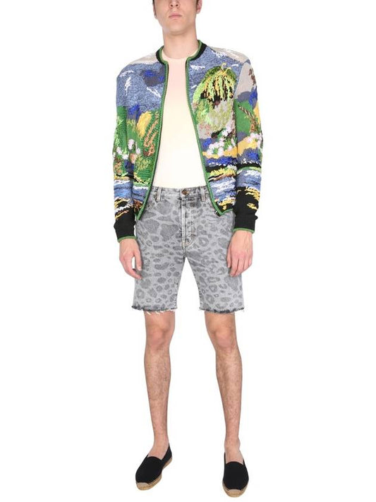 Saint Laurent Teddy Jacquard Jacket 648512YAYP21016 B0040170135