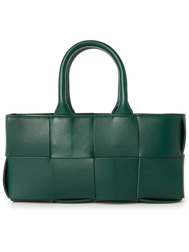 Bottega Veneta East West Arco Mini Tote Bag Emerald Green