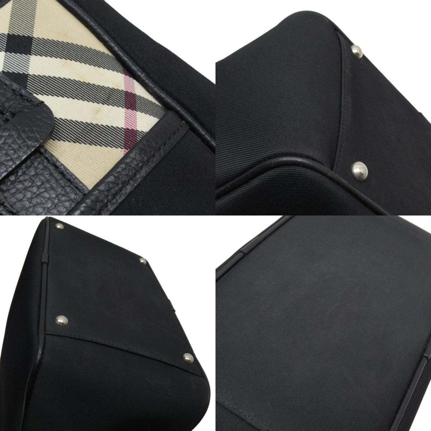 Burberry    Canvas Leather Handbag ()