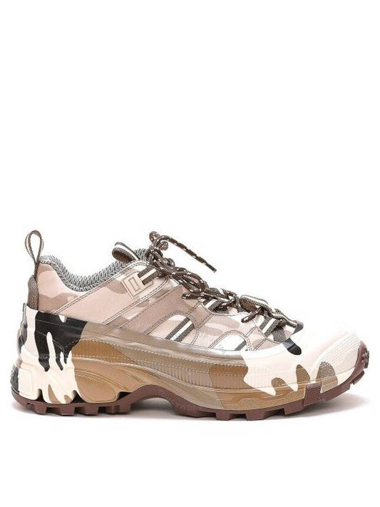 Burberry Burberry Arthur Camouflage Print Grip Strap Nylon Low Top Sneakers Brand Size 41 US Size 8