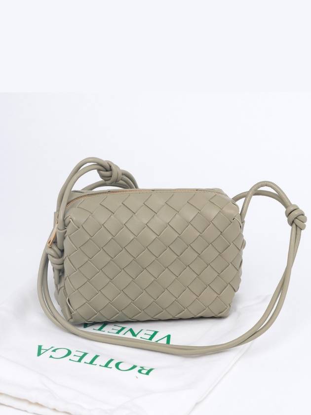 Bottega Veneta Loop Camera Mini Cross Bag Travertine