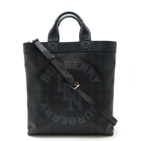 Burberry  Pvc Leather Shoulder Bag Tote Bag ()