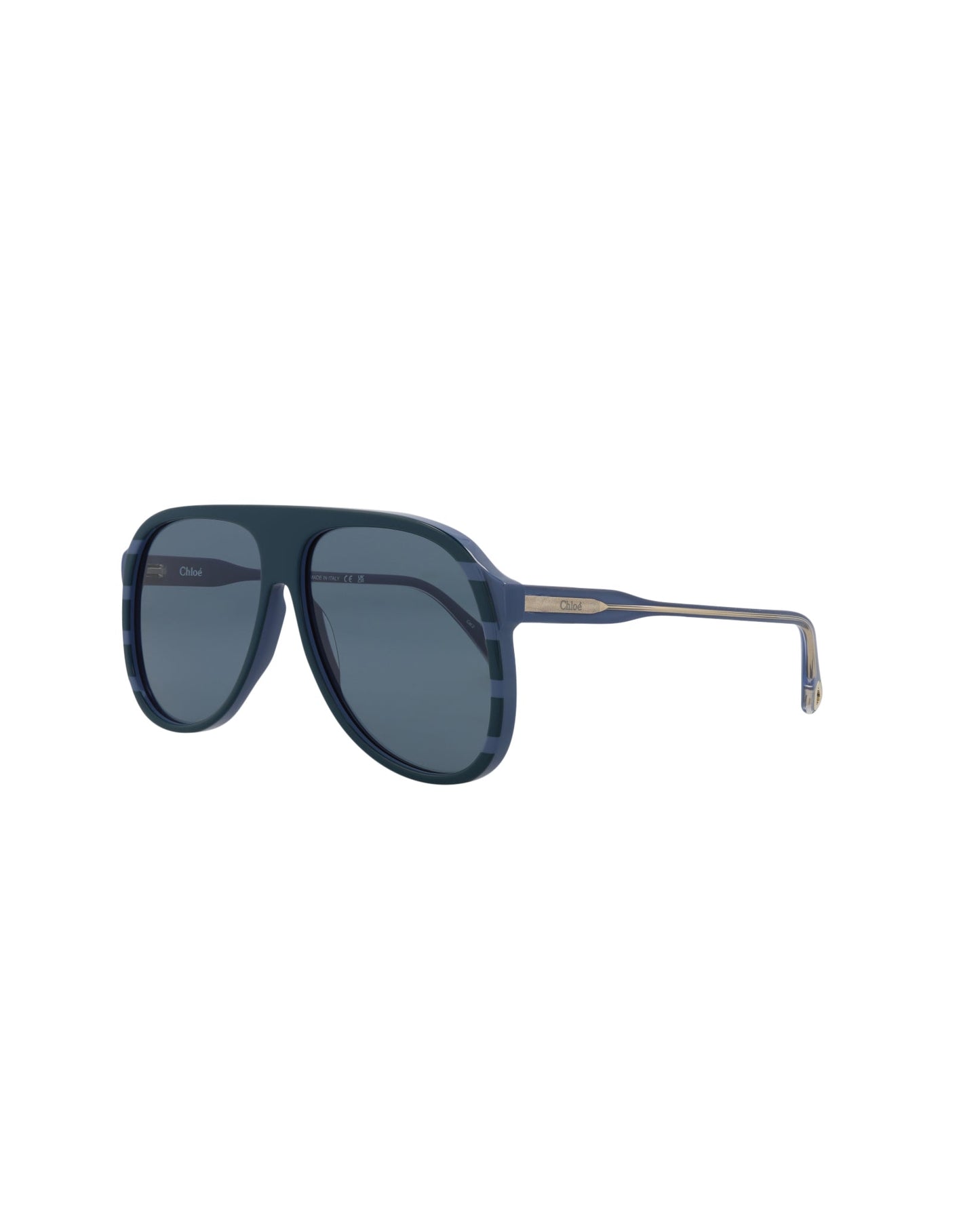Aviator-Frame Bio Acetate Sunglasses