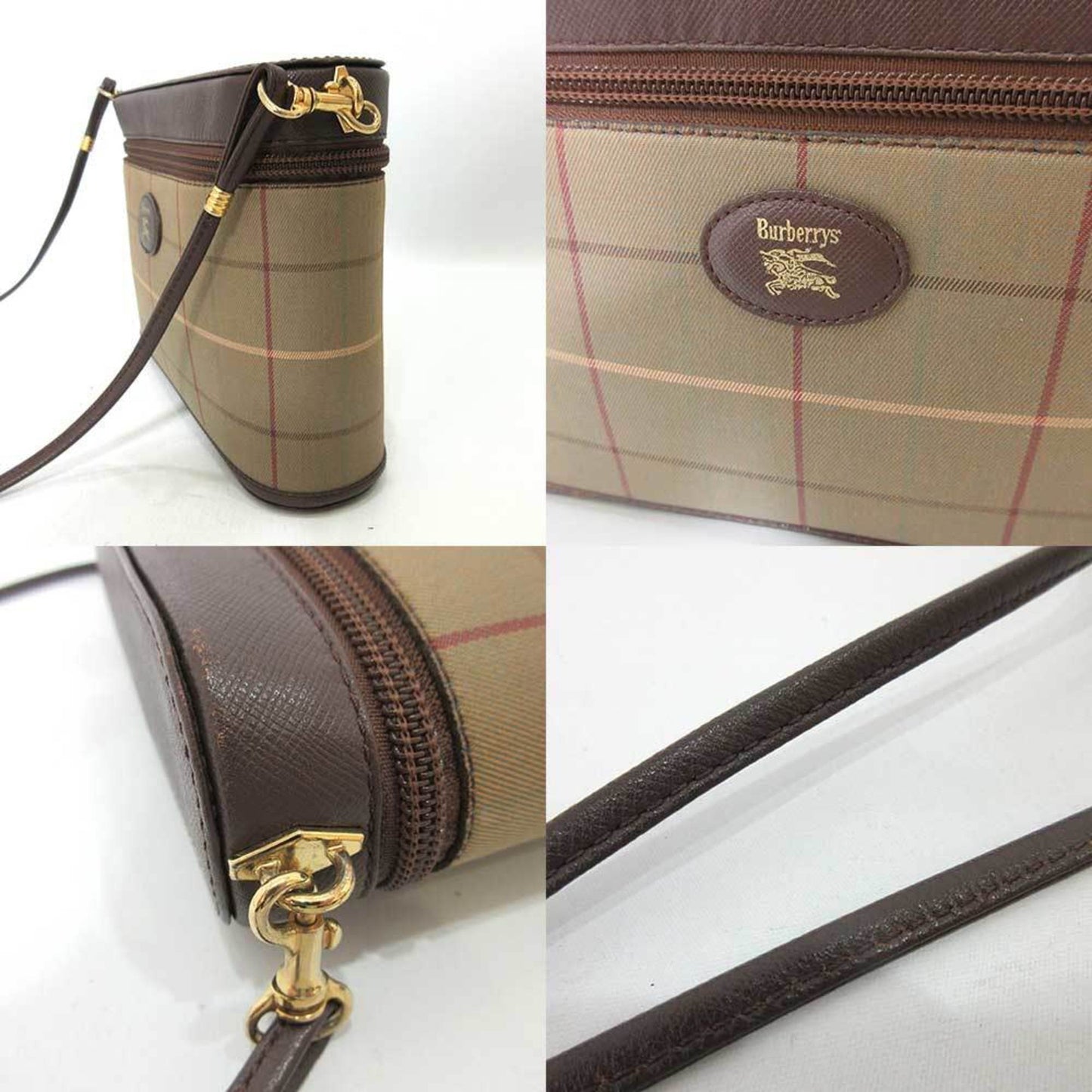 Burberry   Canvas Pochette Shoulder Bag Vanity Bag ()