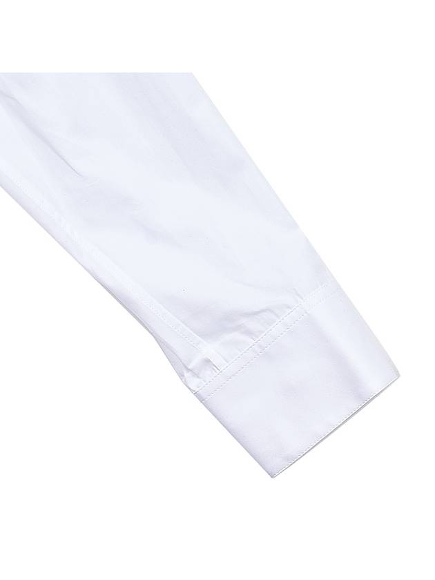 CELINE Poplin Long Sleeve Shirt White