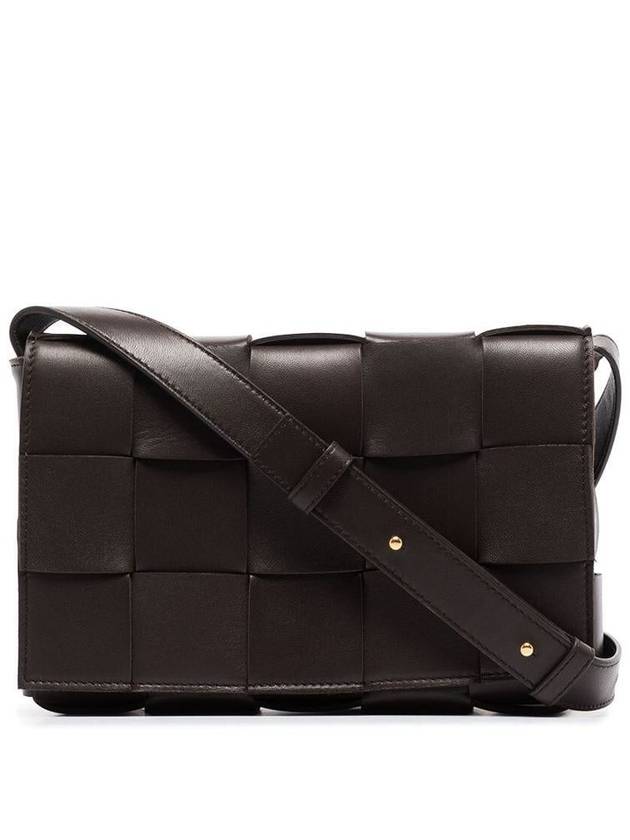 Bottega Veneta Intrecciato Cassette Cross Bag Fondente