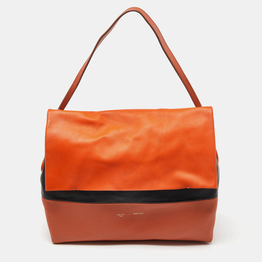 Celine Tri Color Leather All Soft Shoulder Bag