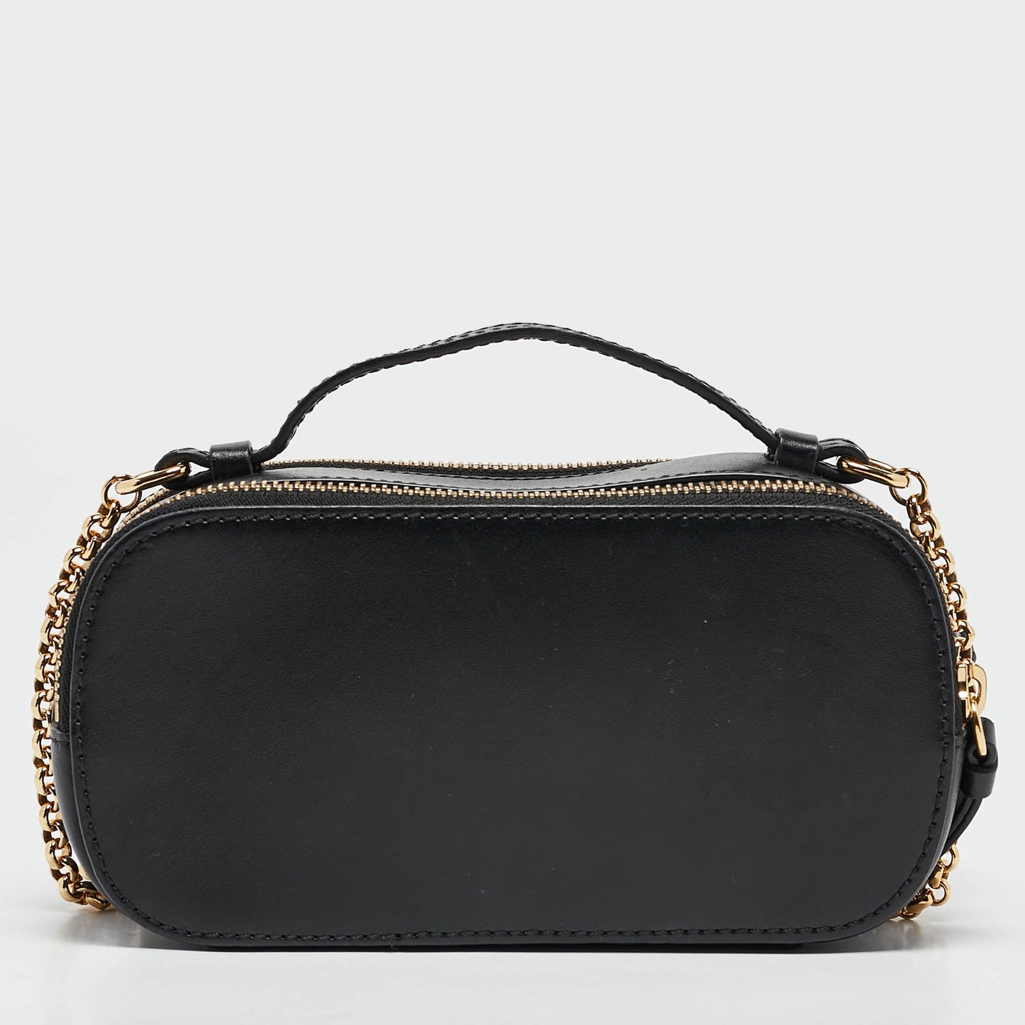 Chloe Black Leather C Vanity Shoulder Bag