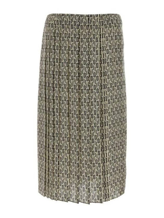 Fendi Midi Skirt FQ7532AWZA F0GME Printed