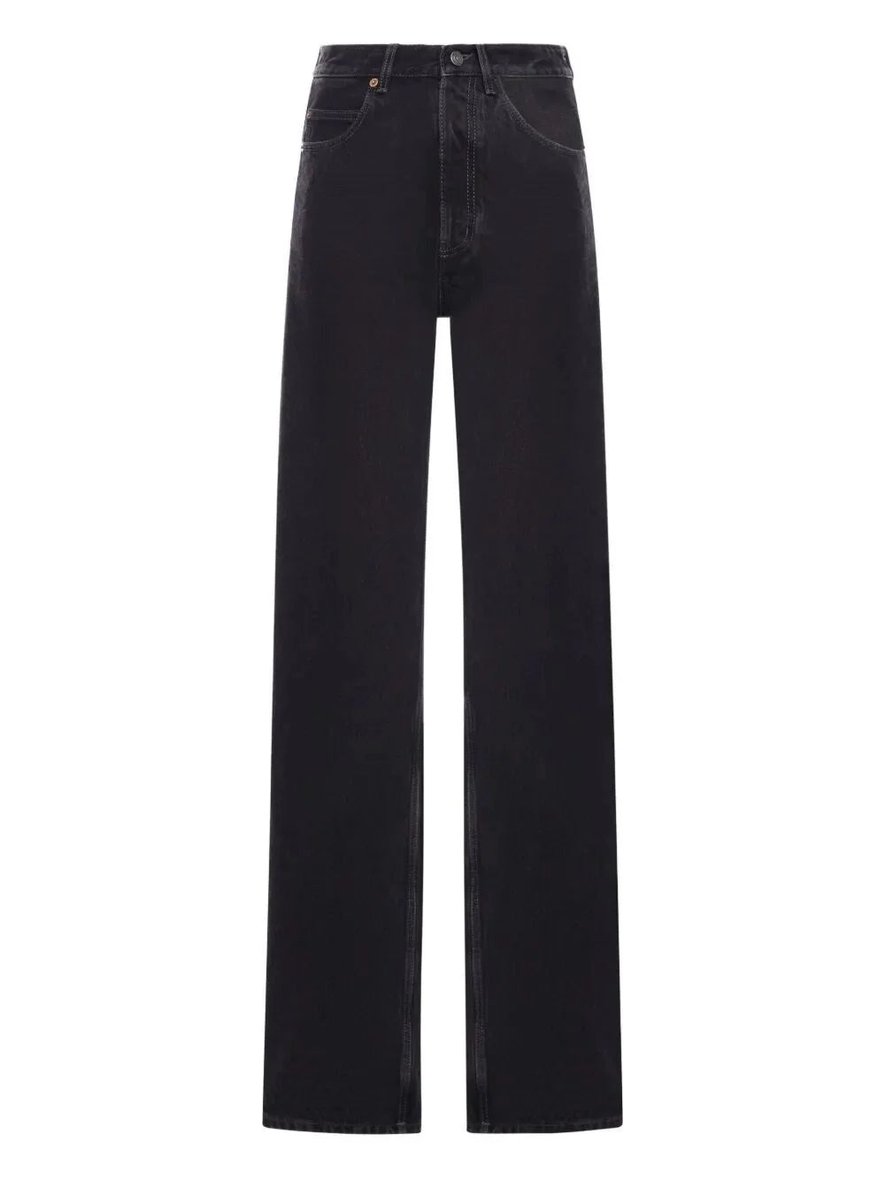 Saint Laurent Women V-Waist Baggy Jeans