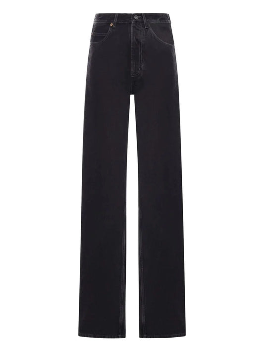 Saint Laurent Women V-Waist Baggy Jeans