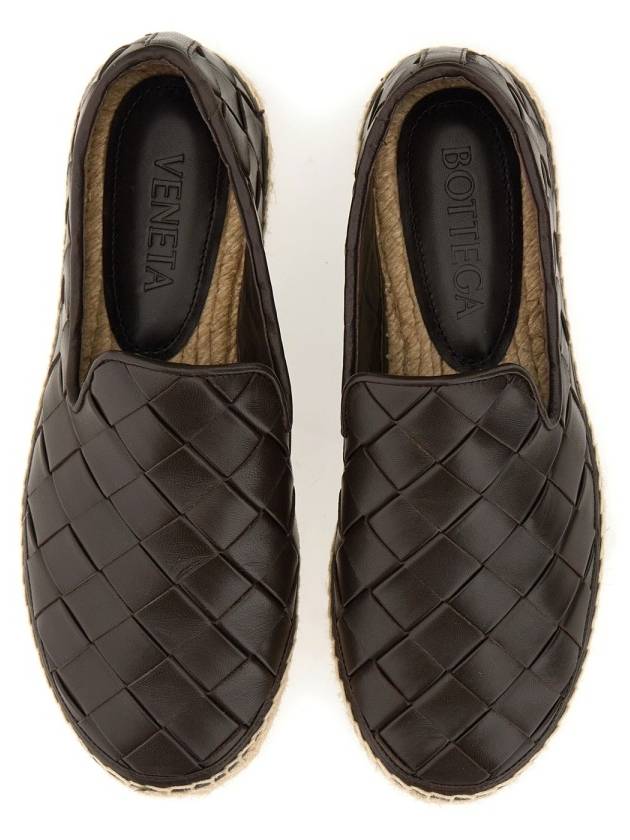 Bottega Veneta Jack Intrecciato Leather Espadrille Fondant