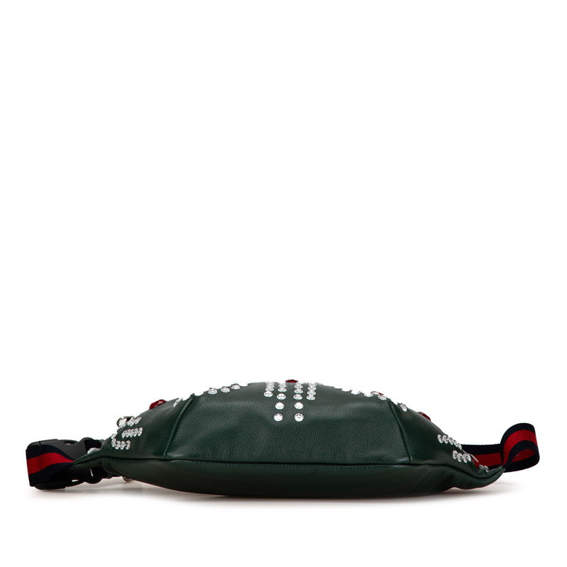Gucci Bijou Stone Leather Waist Bag