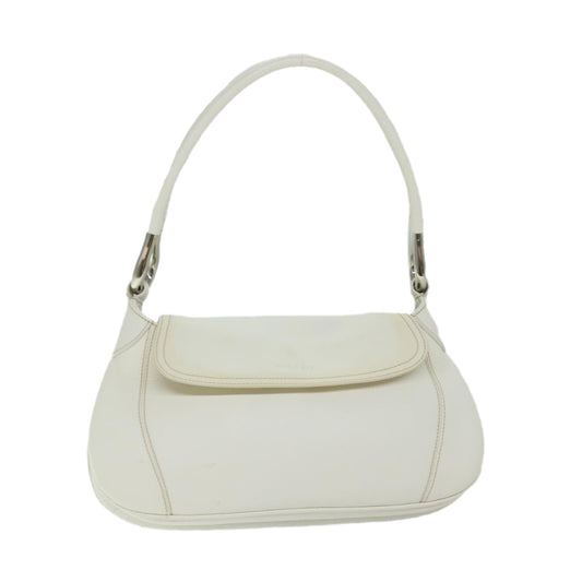 PRADA Shoulder Bag Leather White  ep3809