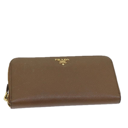 PRADA Long Wallet Safiano leather Brown  ep3921