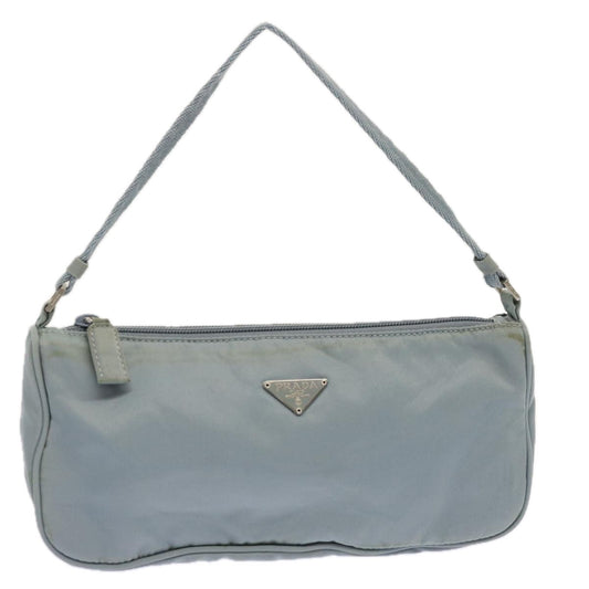PRADA Accessory Pouch Nylon Blue  ep3939