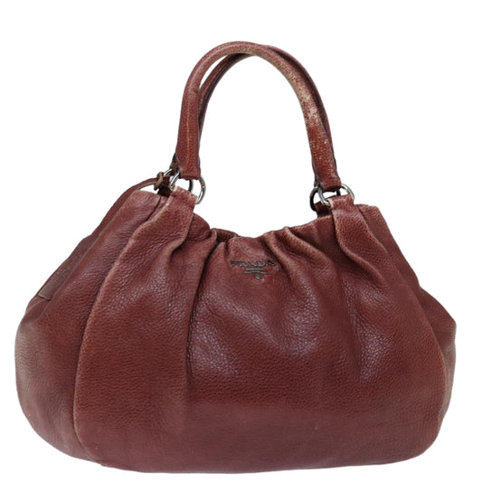 PRADA Tote Bag Leather Red  ep3972