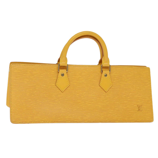 LOUIS VUITTON Epi Sac Triangle Hand Bag Yellow M52099 LV ep4217