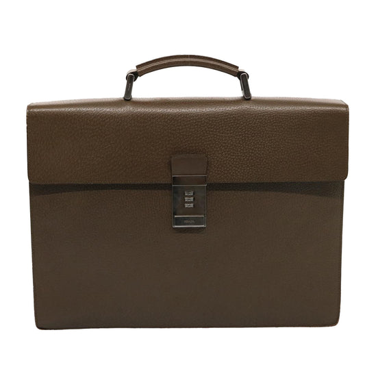 PRADA Business Bag Leather Brown  ep4278