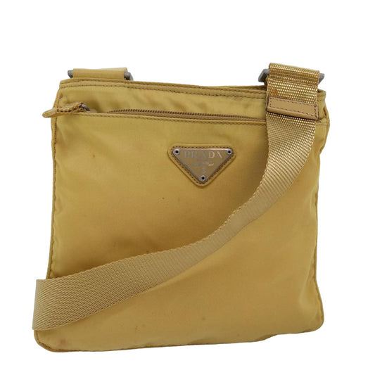 PRADA Shoulder Bag Nylon Yellow  ep4392