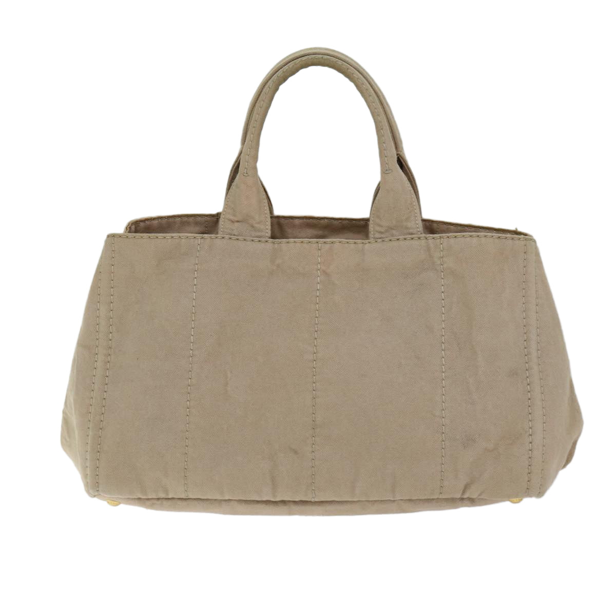 PRADA Canapa GM Hand Bag Canvas Beige  ep4448