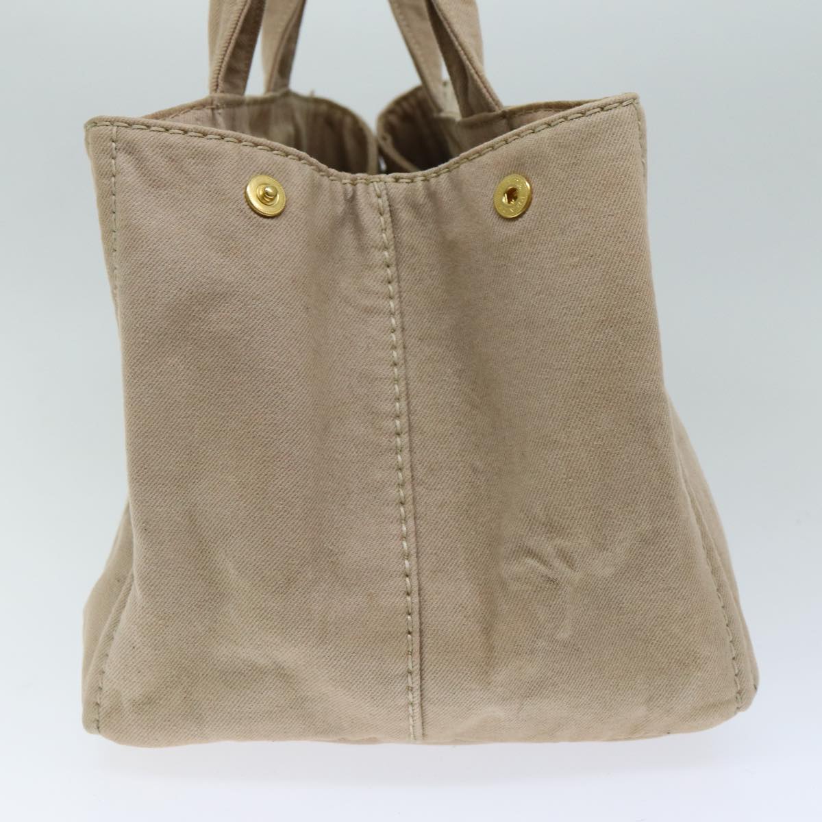 PRADA Canapa GM Hand Bag Canvas Beige  ep4448