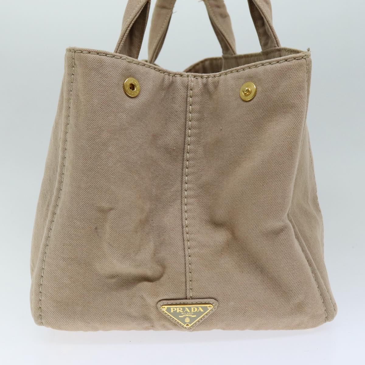 PRADA Canapa GM Hand Bag Canvas Beige  ep4448