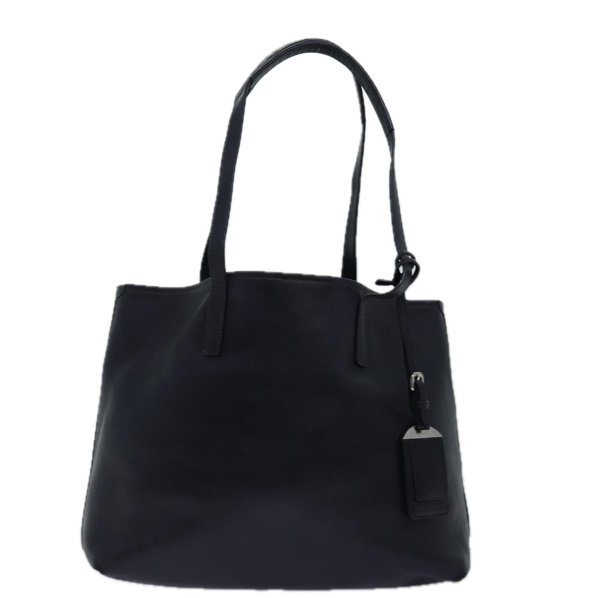 PRADA Tote Bag Leather Black  ep4510