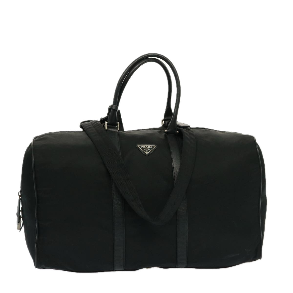 PRADA Boston Bag Nylon Black  ep4591