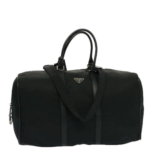 PRADA Boston Bag Nylon Black  ep4591