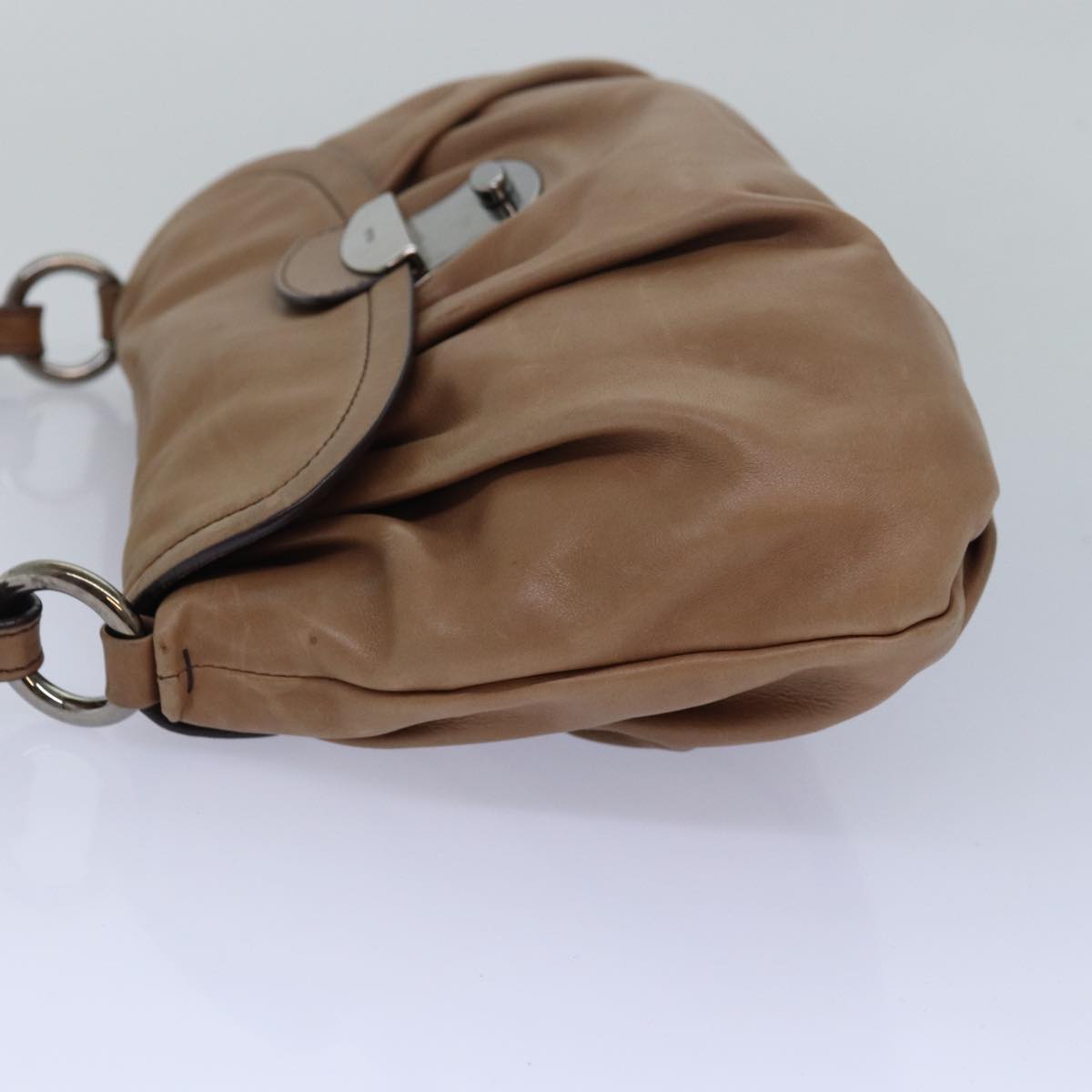 PRADA Shoulder Bag Leather Brown  ep4718