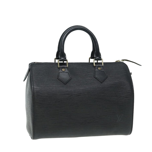 LOUIS VUITTON Epi Speedy 25 Hand Bag Black M43012 LV ep4852
