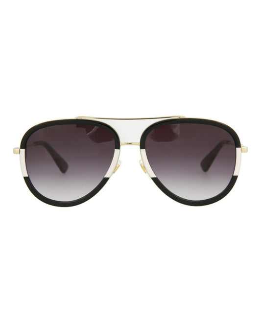 Aviator-Style Metal Sunglasses