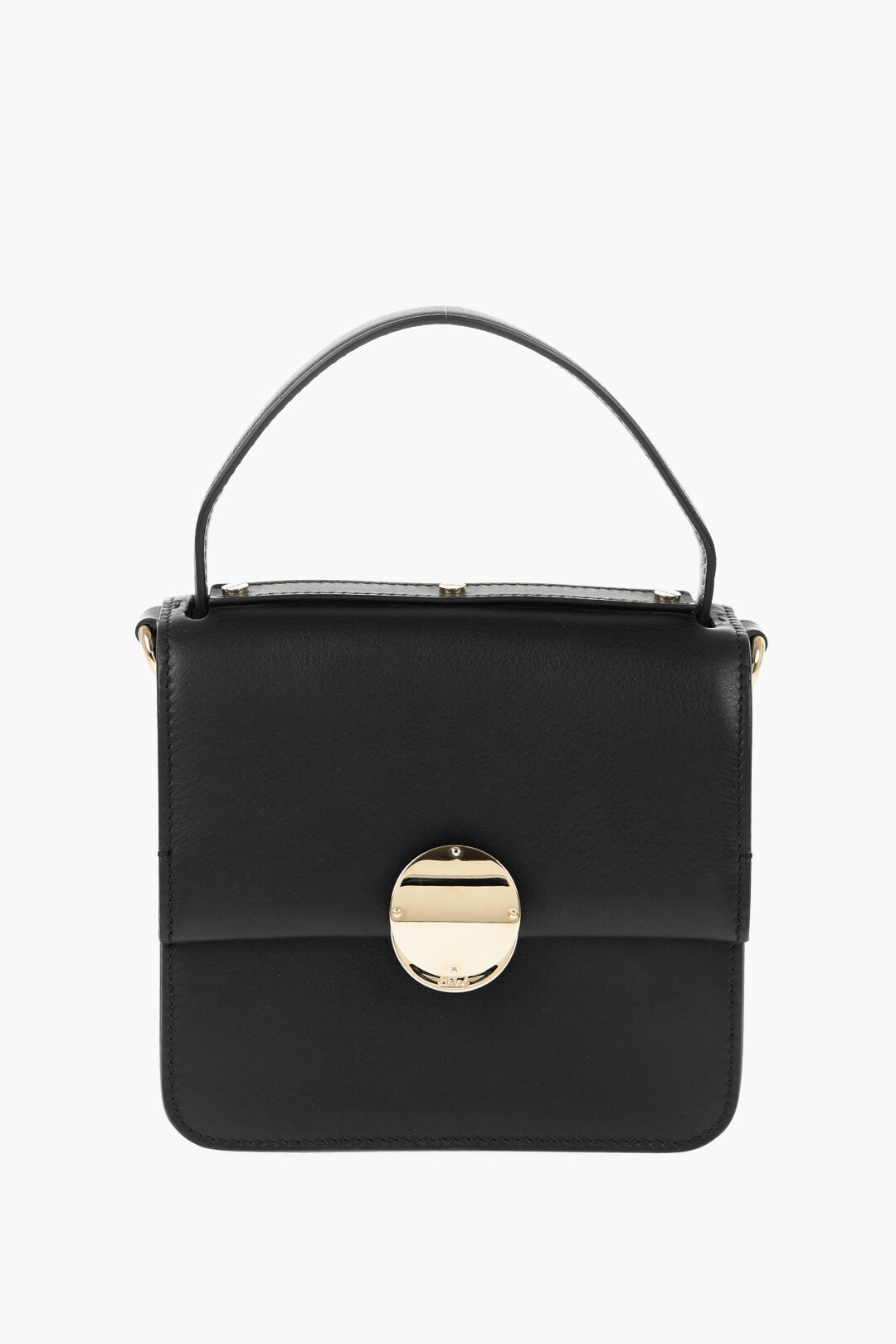 Chloe Leather Crossbody Bag With Golden-Effect Chain