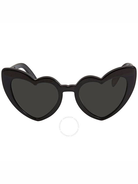 Saint Laurent Saint Laurent Grey Heart Ladies Sunglasses SL 181 LOULOU 001 54