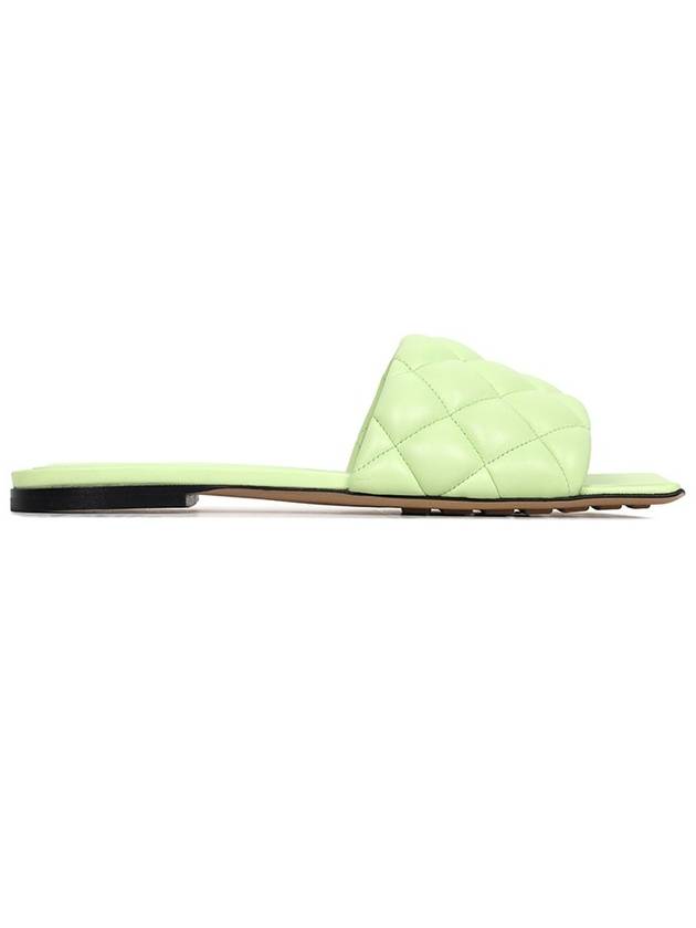Bottega Veneta Padded Quilted Slippers Green