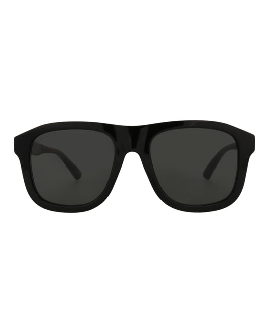 Aviator-Frame Recycled Acetate Sunglasses