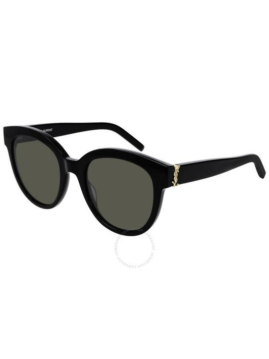 Saint Laurent Saint Laurent Grey Round Ladies Sunglasses SL M29 003 52